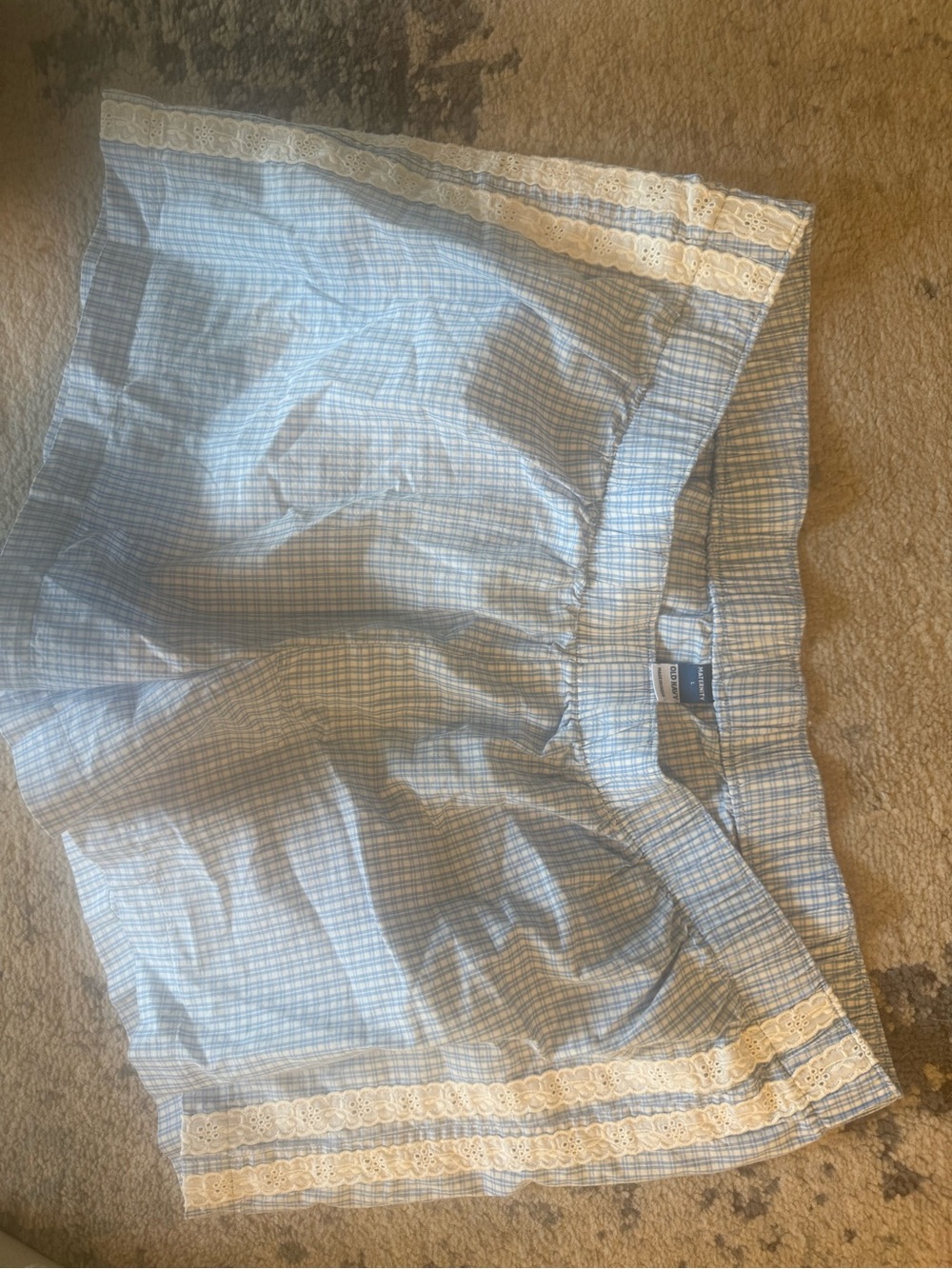 Old Navy maternity pajama shorts
